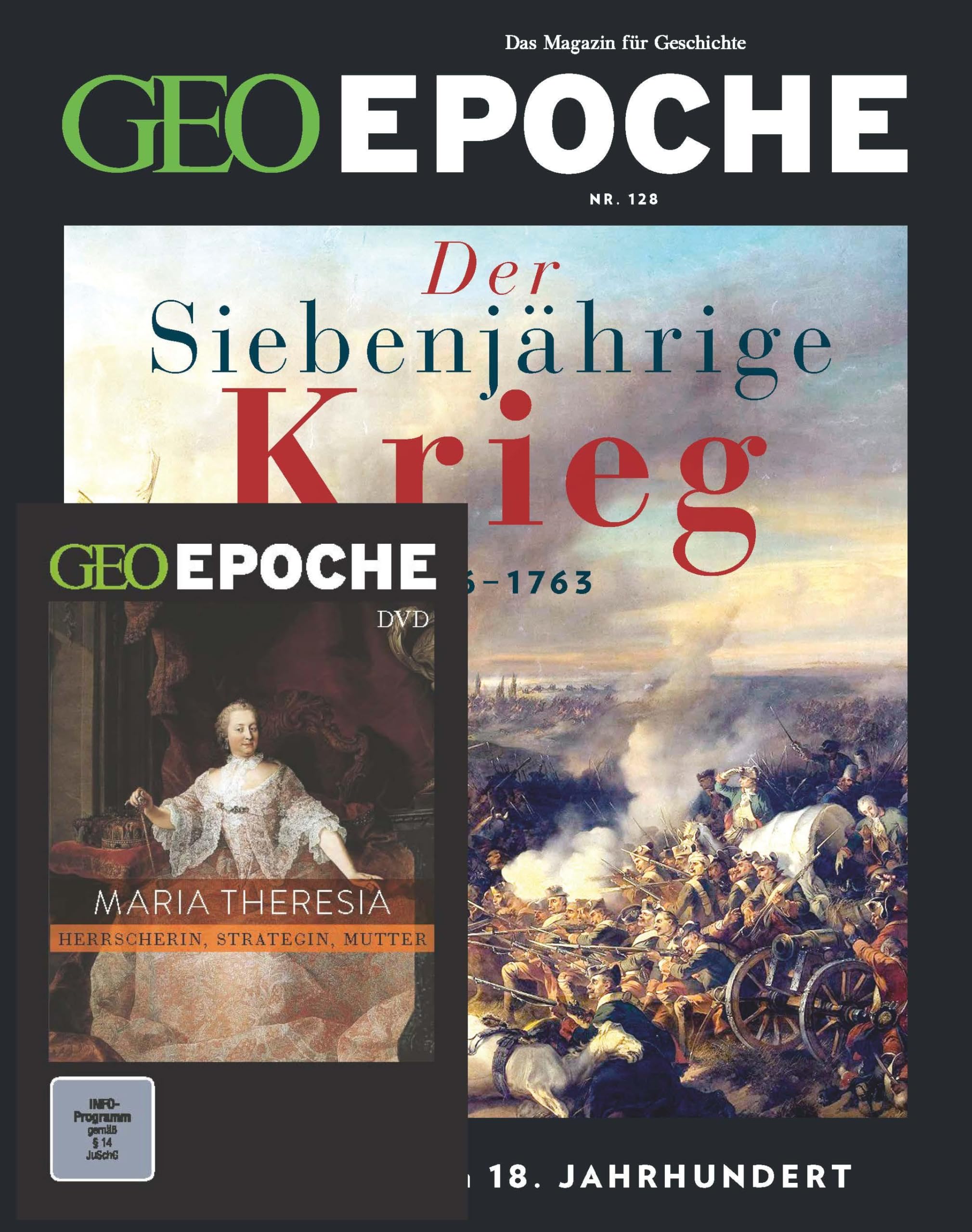 GEO Epoche (mit DVD) / GEO Epoche mit DVD 128/2024 - Der Siebenjährige Krieg: Das Magazin für Geschichte Natural Sciences