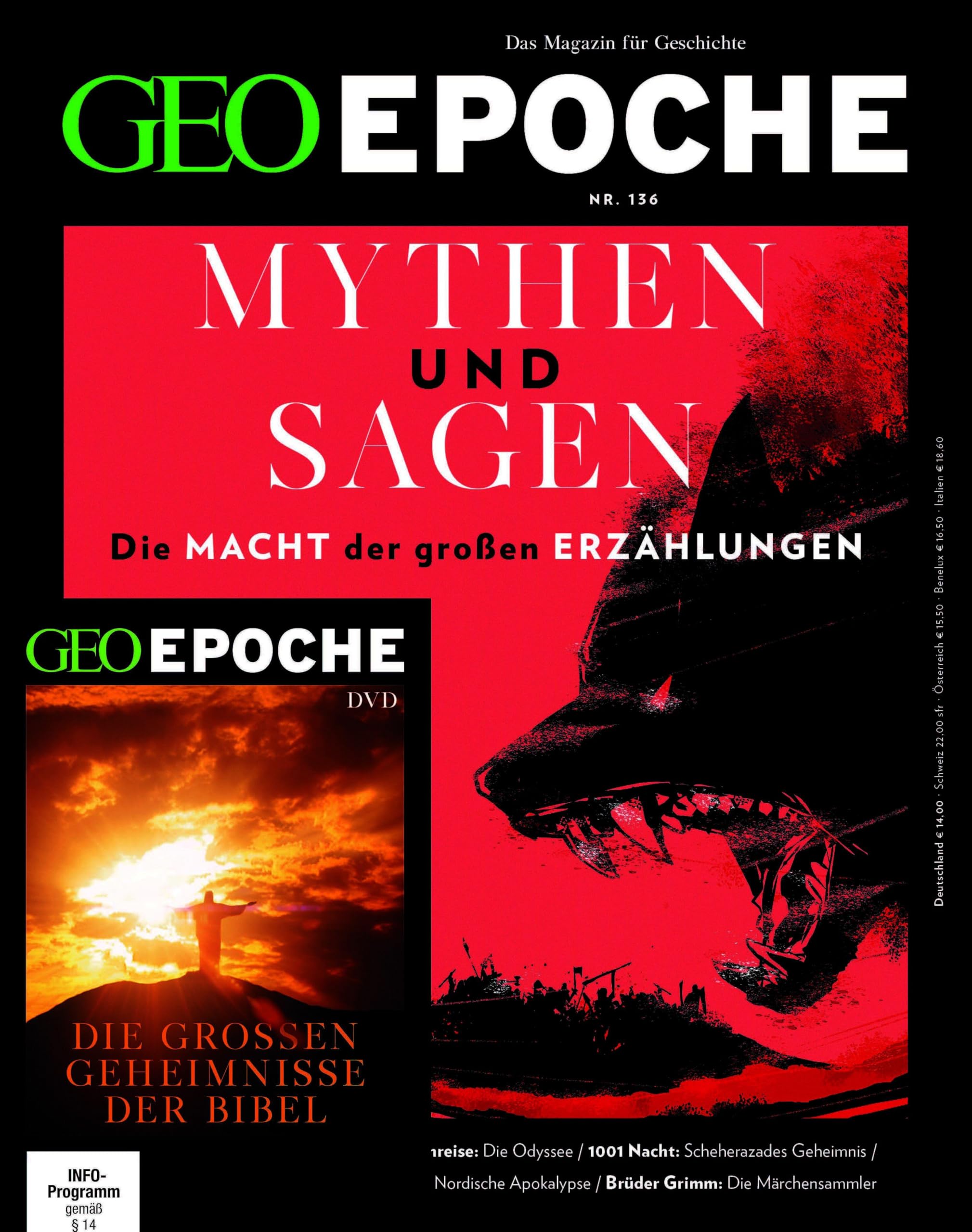 GEO Epoche DVD 136/2025 - Mythen & Sagen Natural Sciences