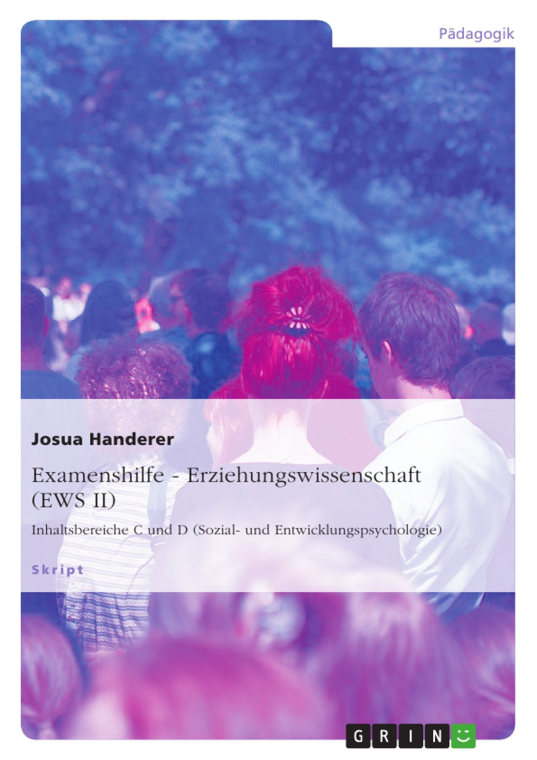 Examenshilfe - Erziehungswissenschaft (EWS II) book