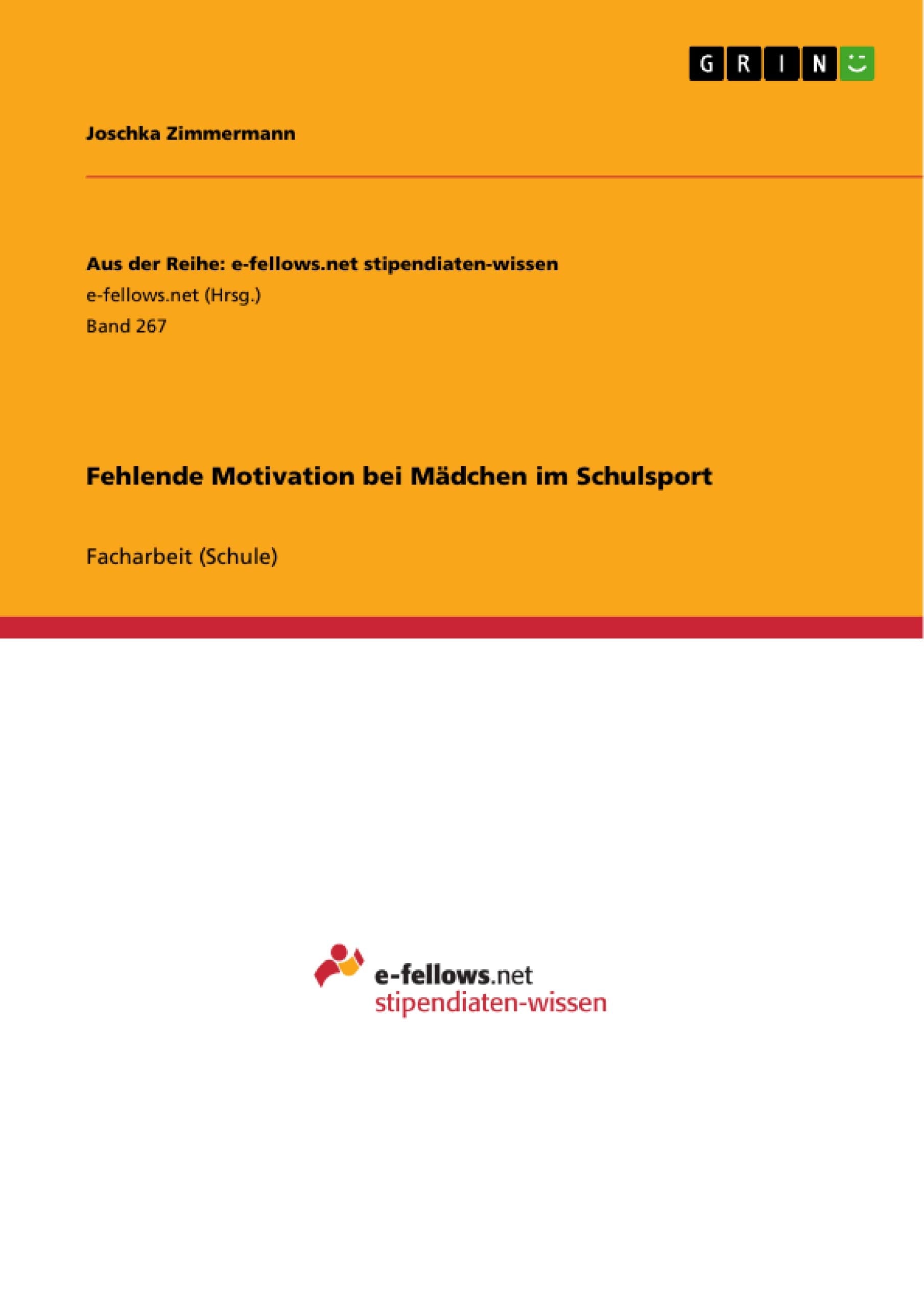 Fehlende Motivation bei Mädchen im Schulsport Computer Science