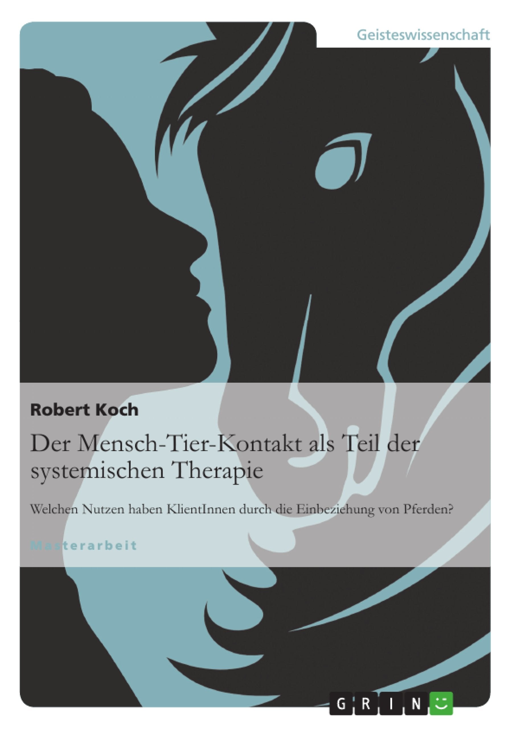 Der Mensch-Tier-Kontakt als Teil der systemischen Therapie book