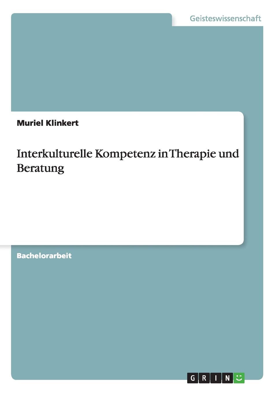 Interkulturelle Kompetenz in Therapie und Beratung Education & Training