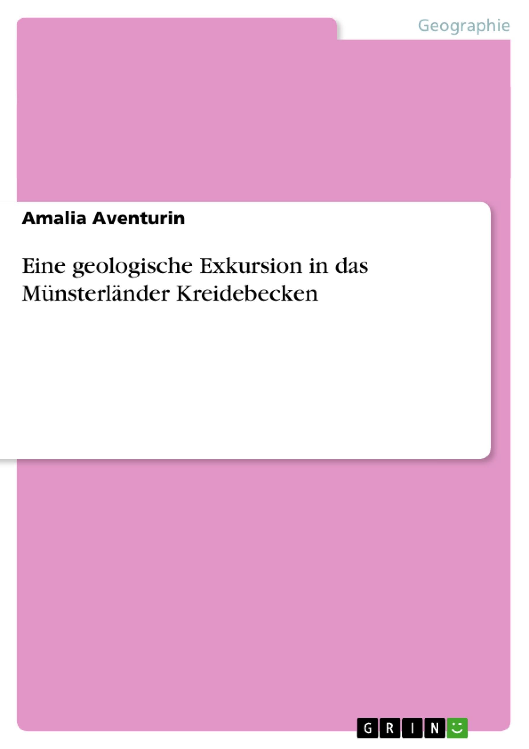 Eine geologische Exkursion in das Münsterländer Kreidebecken Social Sciences