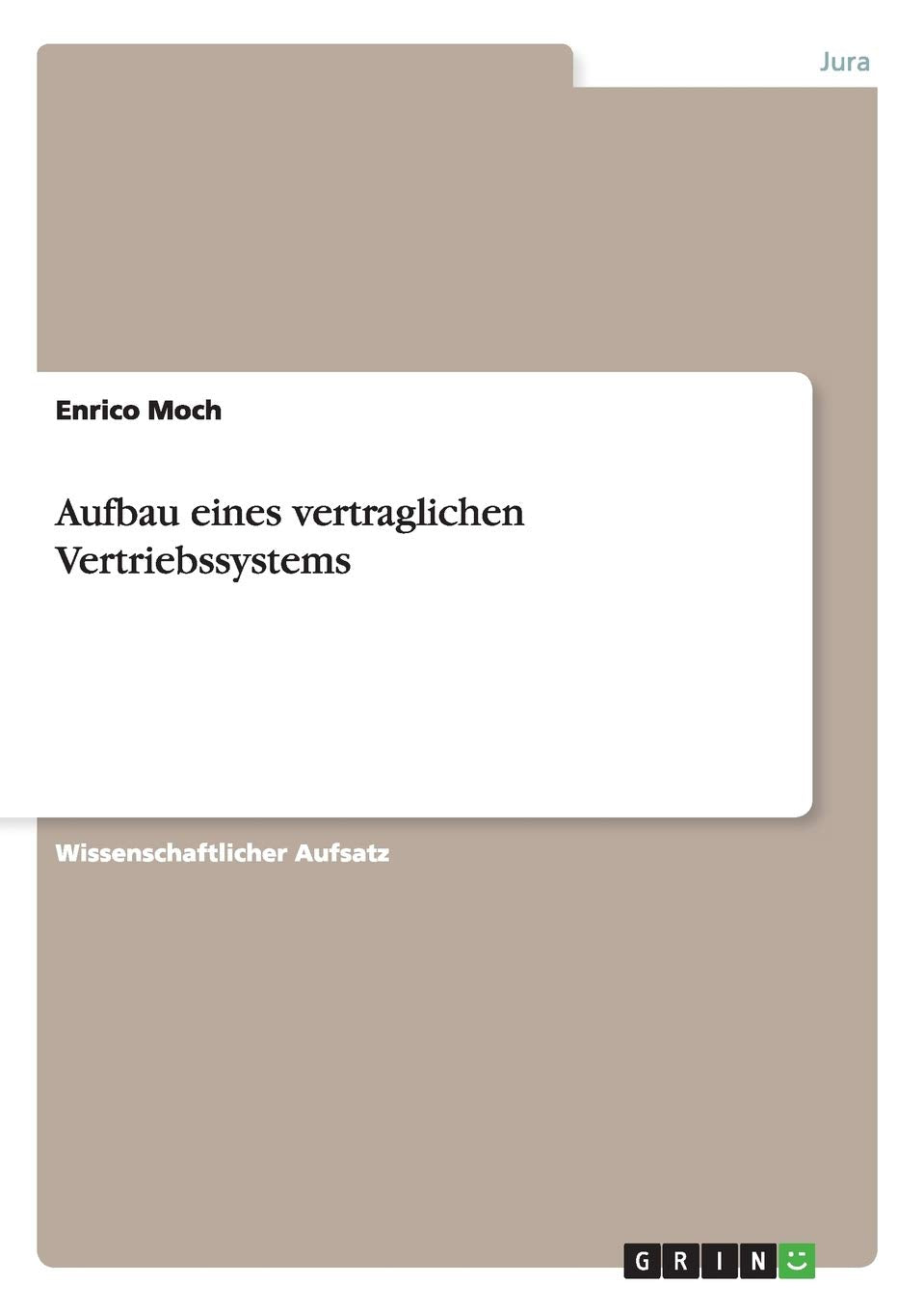 Product Image: Aufbau eines vertraglichen Vertriebssystems
