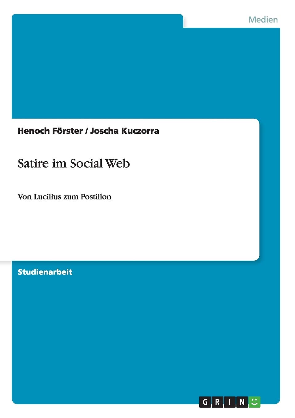 Satire im Social Web: Von Lucilius zum Postillon Law