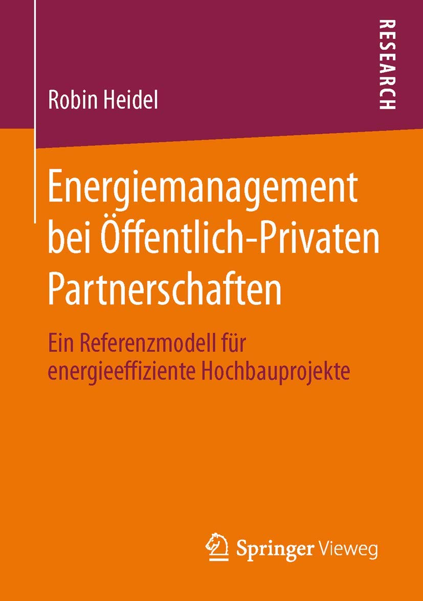 Energiemanagement bei Öffentlich-Privaten Partnerschaften Business, Finance & Career