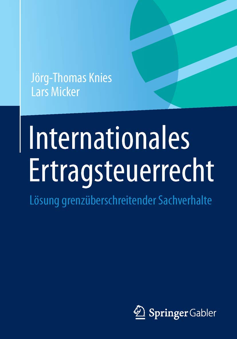 Internationales Ertragsteuerrecht Law