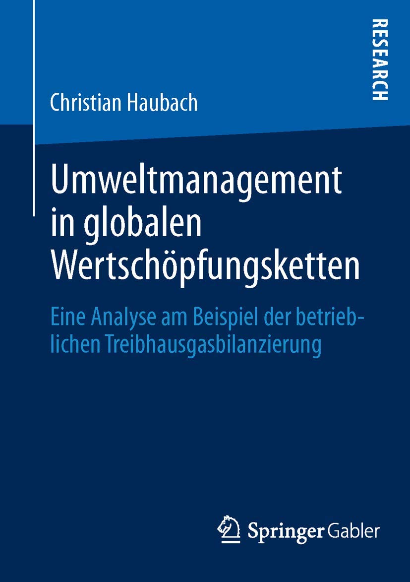 Umweltmanagement in globalen Wertschöpfungsketten Law