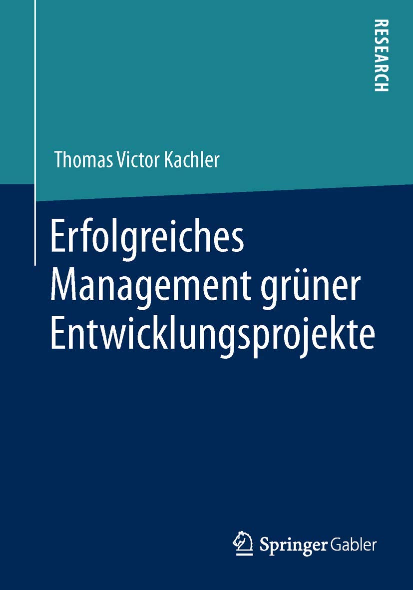 Erfolgreiches Management grüner Entwicklungsprojekte book