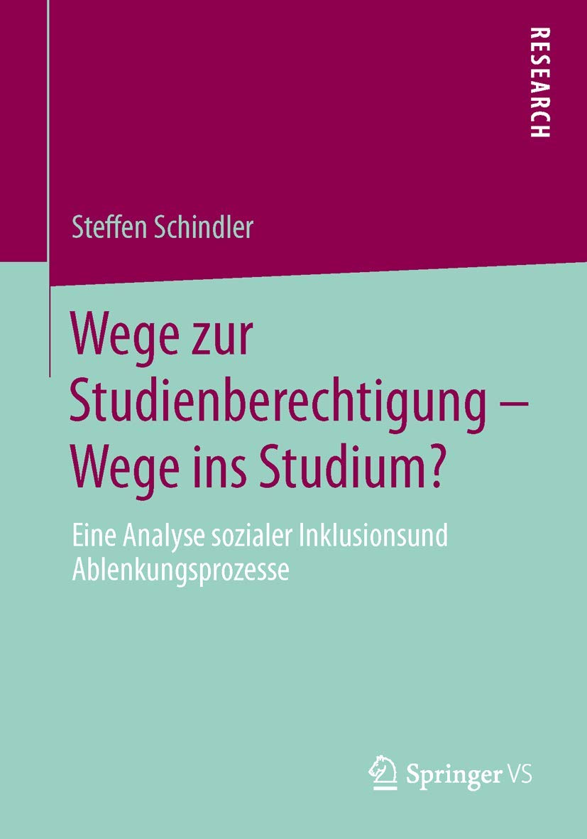 Wege zur Studienberechtigung - Wege ins Studium? book