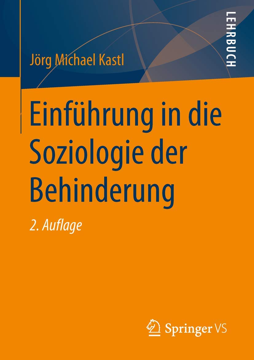 Einführung in die Soziologie der Behinderung Medicine