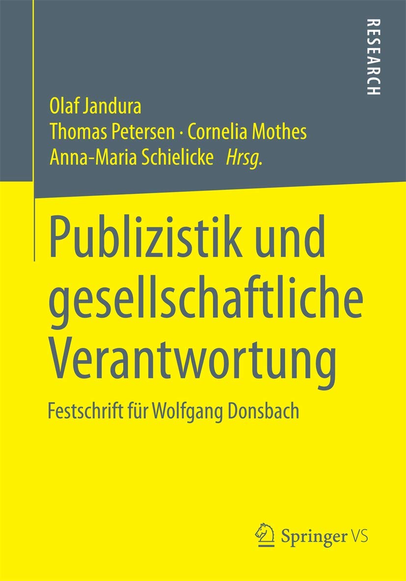 Publizistik und gesellschaftliche Verantwortung Law