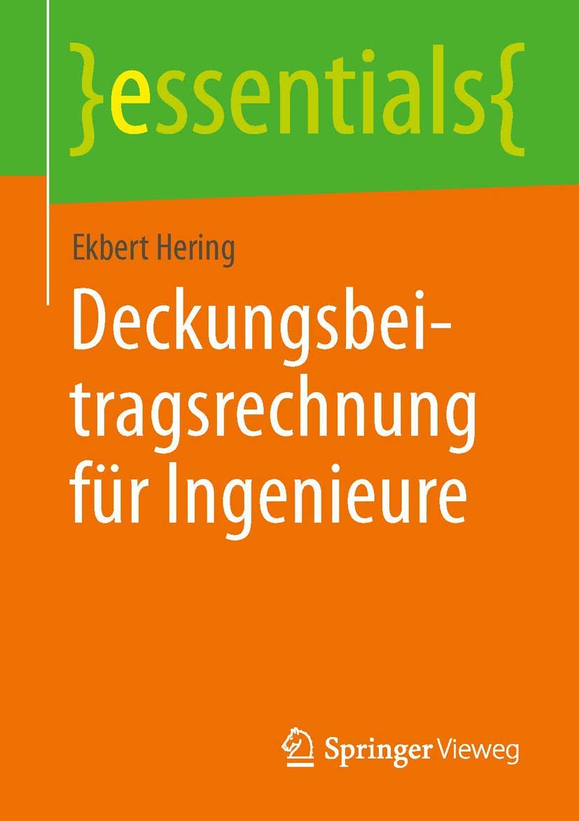 Deckungsbeitragsrechnung für Ingenieure book