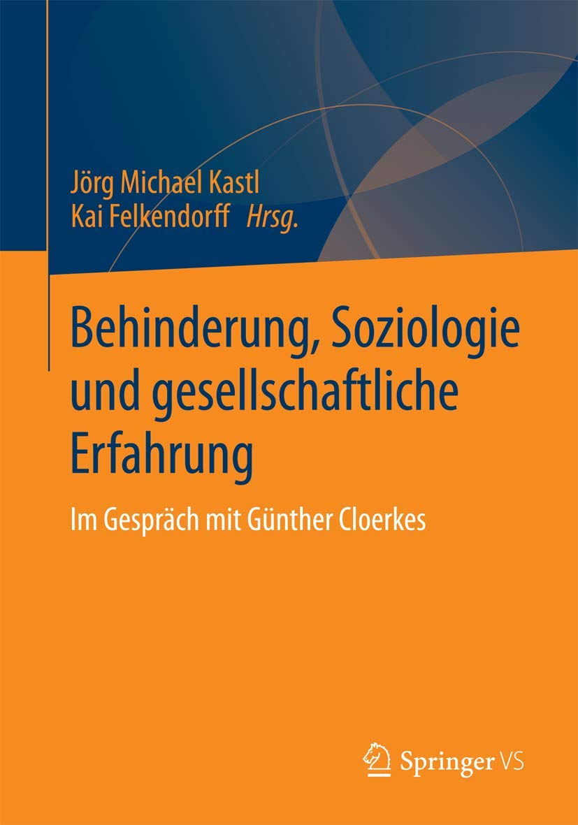 Behinderung, Soziologie und gesellschaftliche Erfahrung book