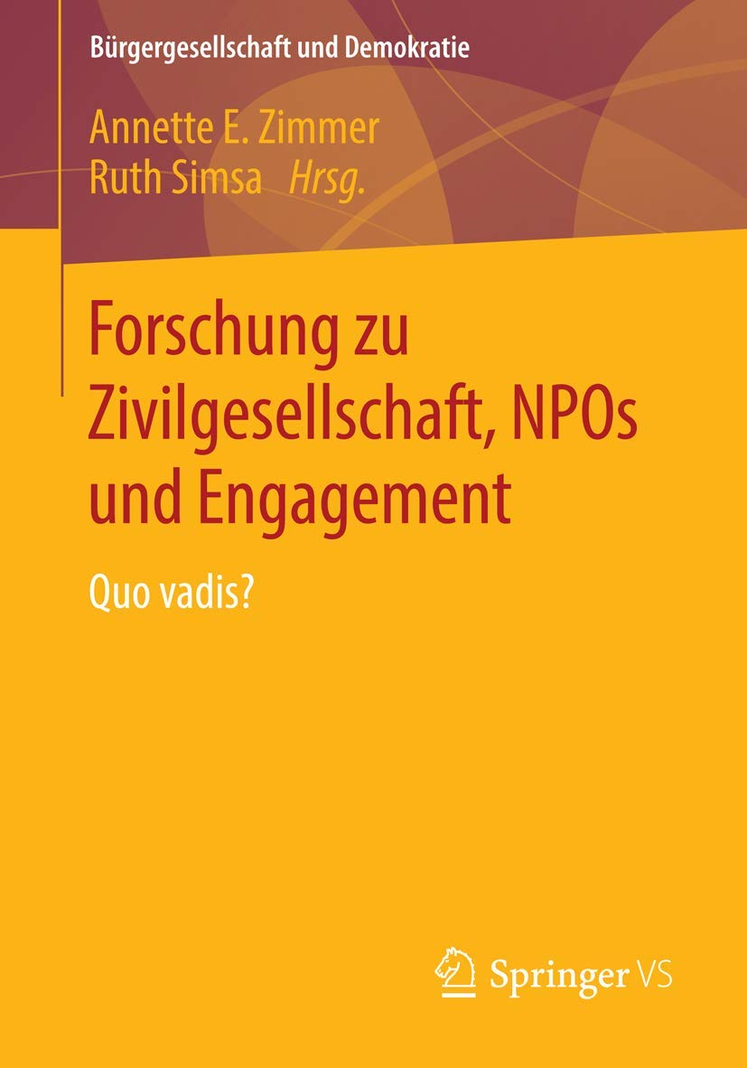 Forschung zu Zivilgesellschaft, NPOs und Engagement Law