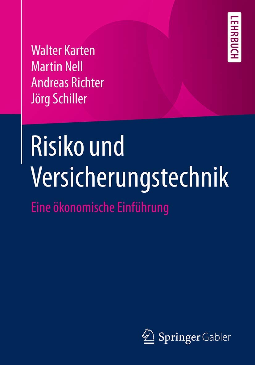Product Image: Risiko und Versicherungstechnik
