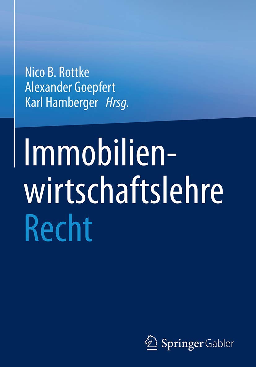 Immobilienwirtschaftslehre - Recht Law