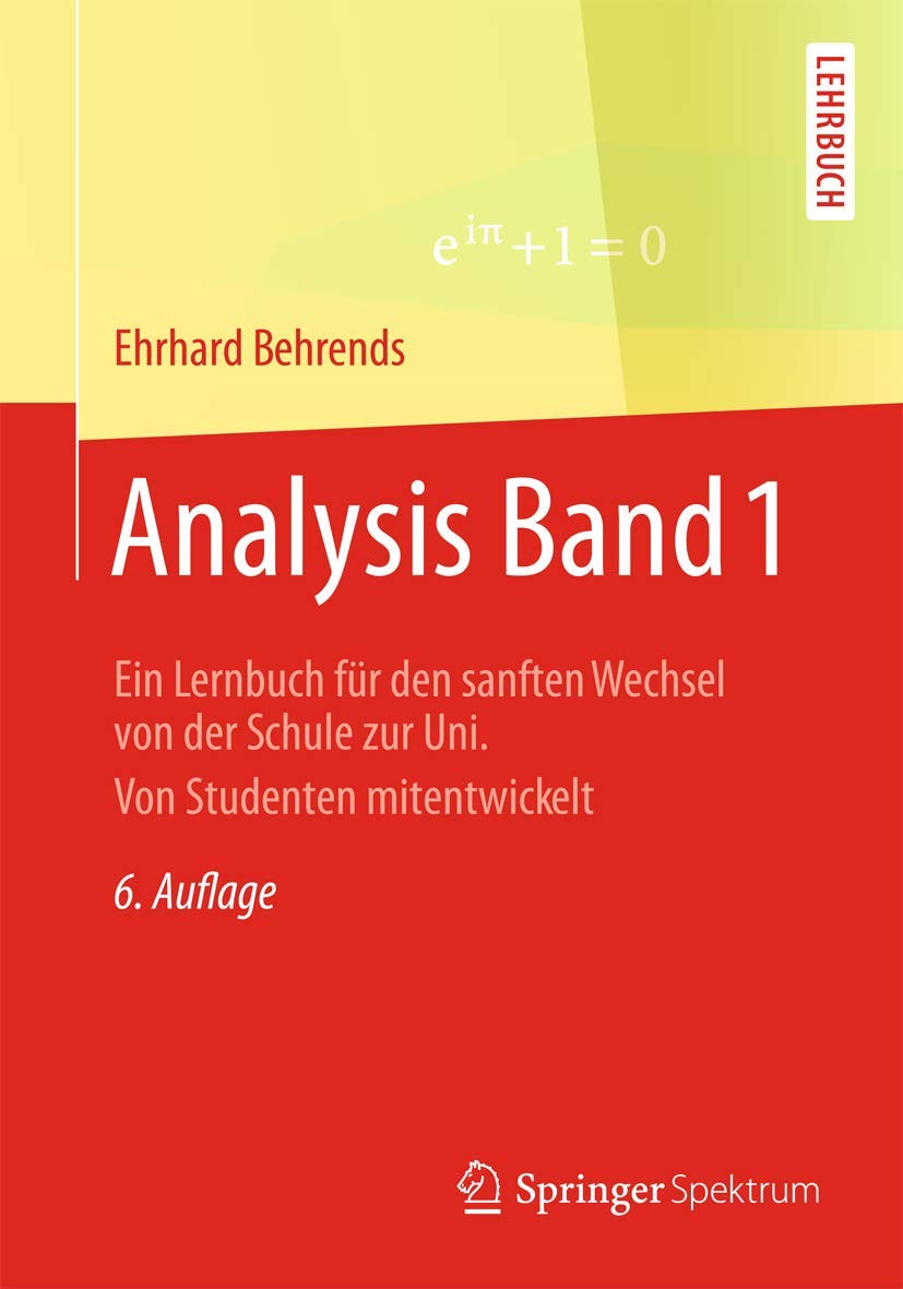 Analysis Band 1 Mathematics