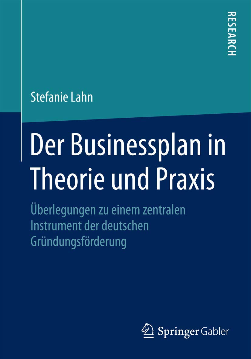 Der Businessplan in Theorie und Praxis book