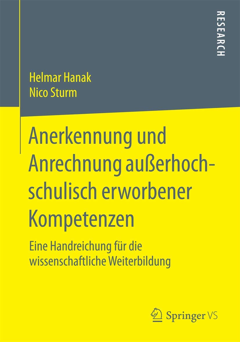 Anerkennung und Anrechnung außerhochschulisch erworbener Kompetenzen Study Guides