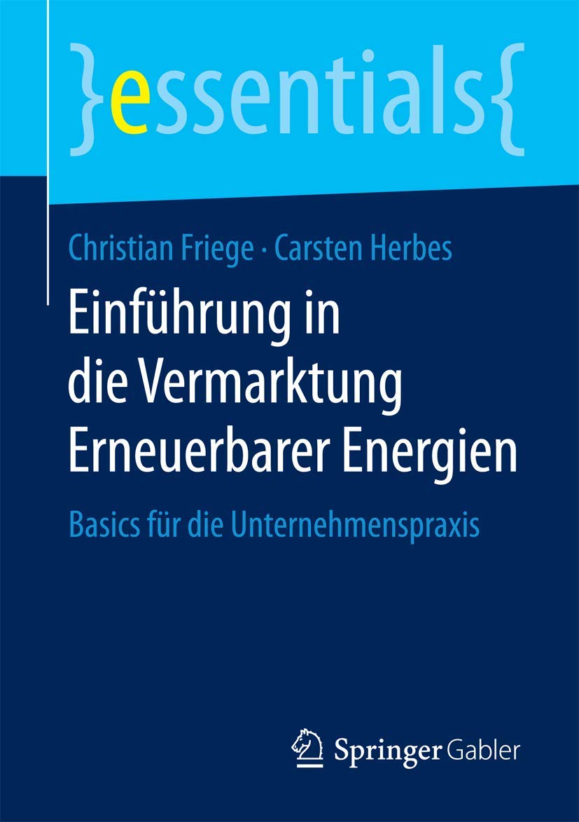 Einführung in die Vermarktung Erneuerbarer Energien book
