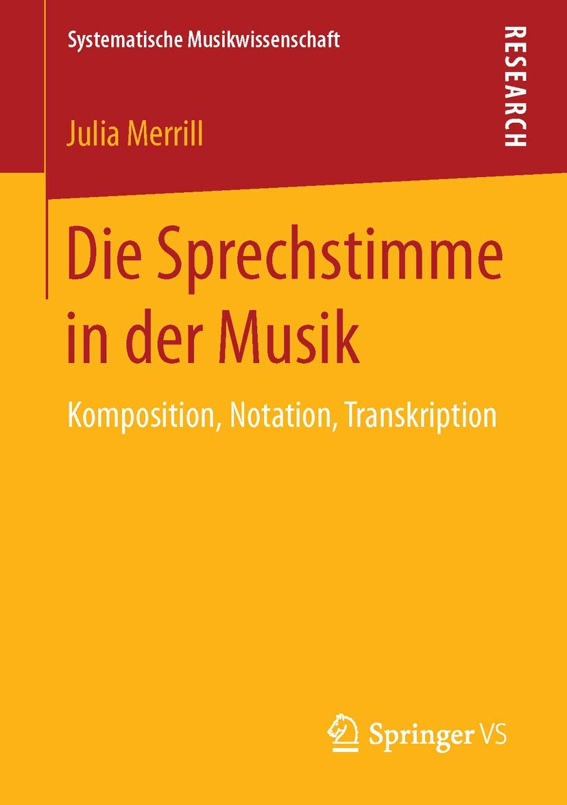 Die Sprechstimme in der Musik book