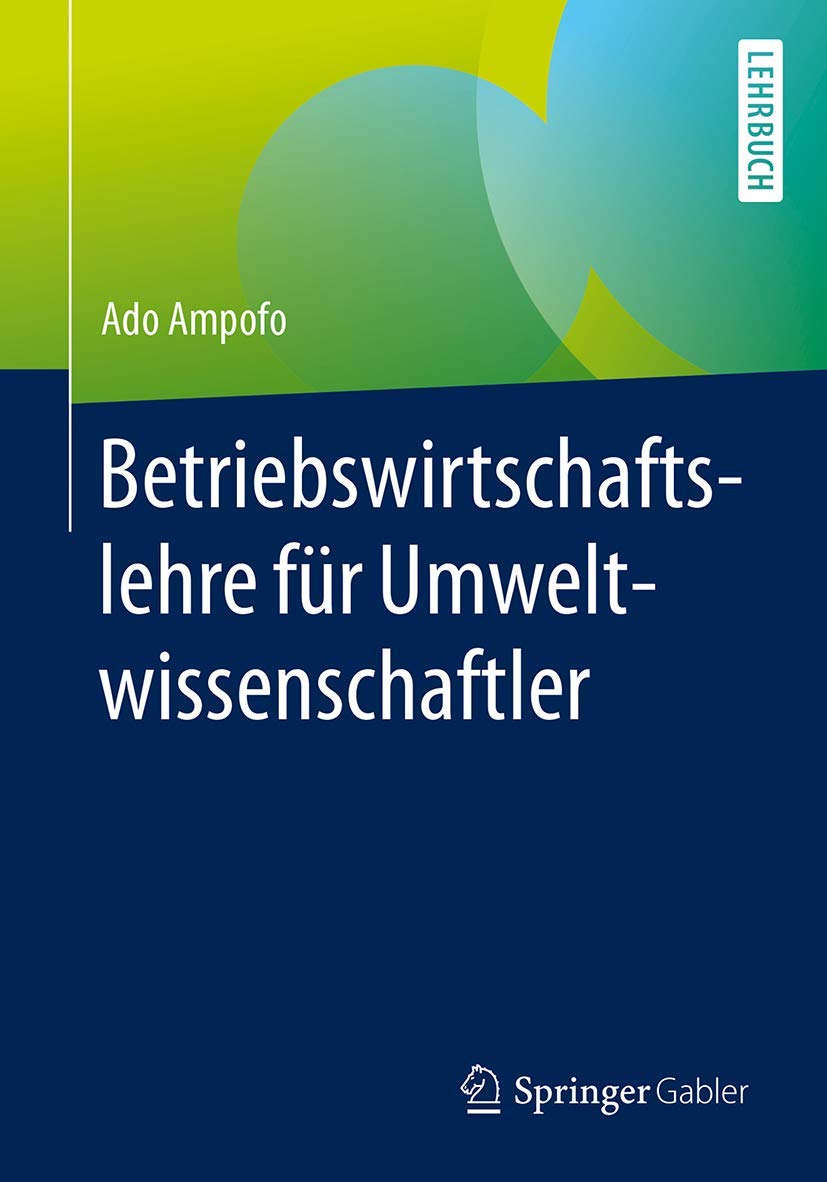 Betriebswirtschaftslehre für Umweltwissenschaftler Law