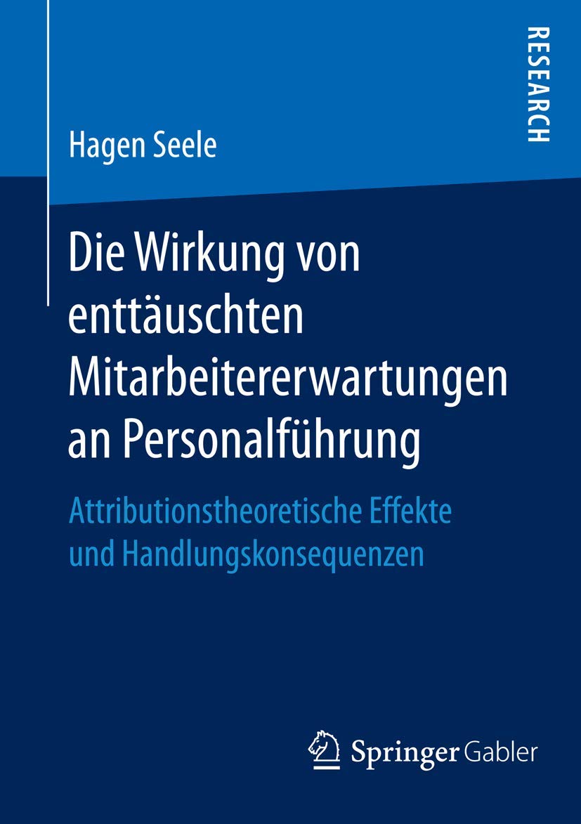 Die Wirkung von enttäuschten Mitarbeitererwartungen an Personalführung book