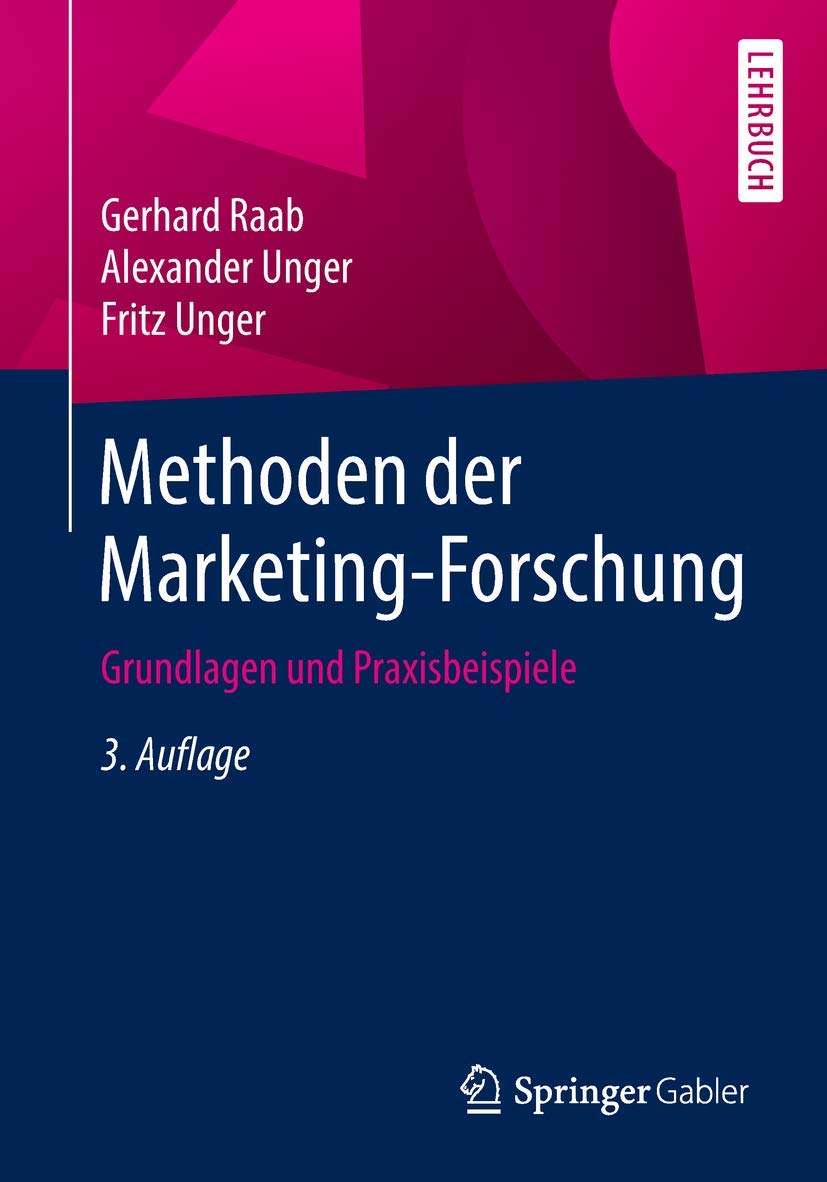Methoden der Marketing-Forschung: Grundlagen und Praxisbeispiele Law