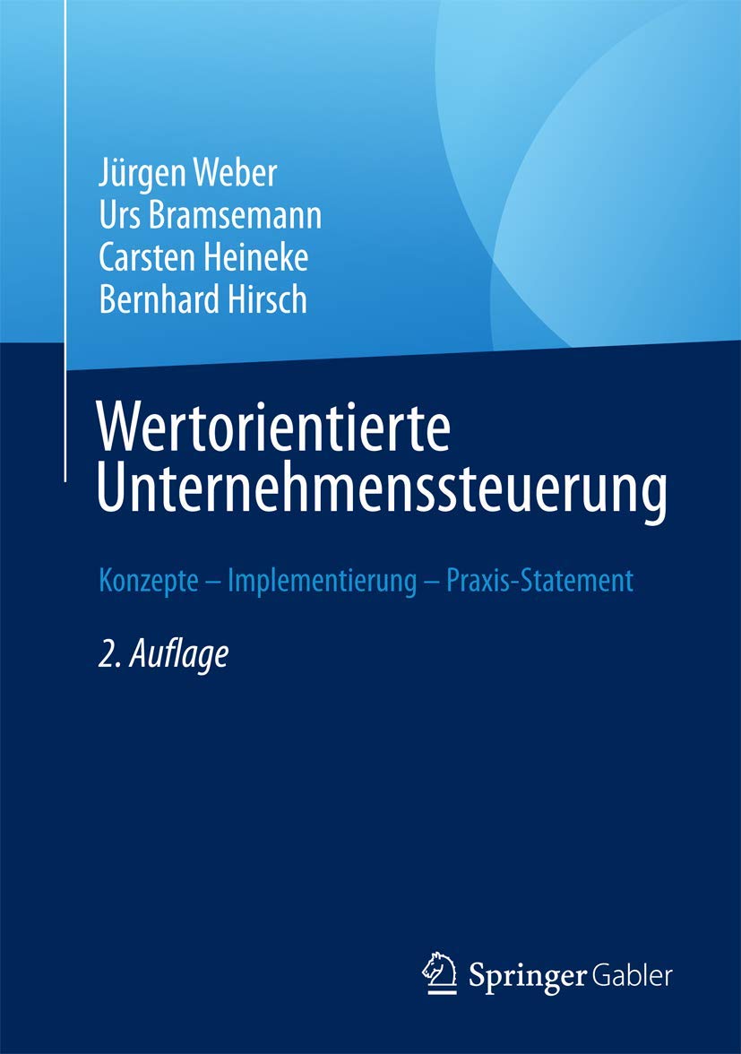 Wertorientierte Unternehmenssteuerung Law