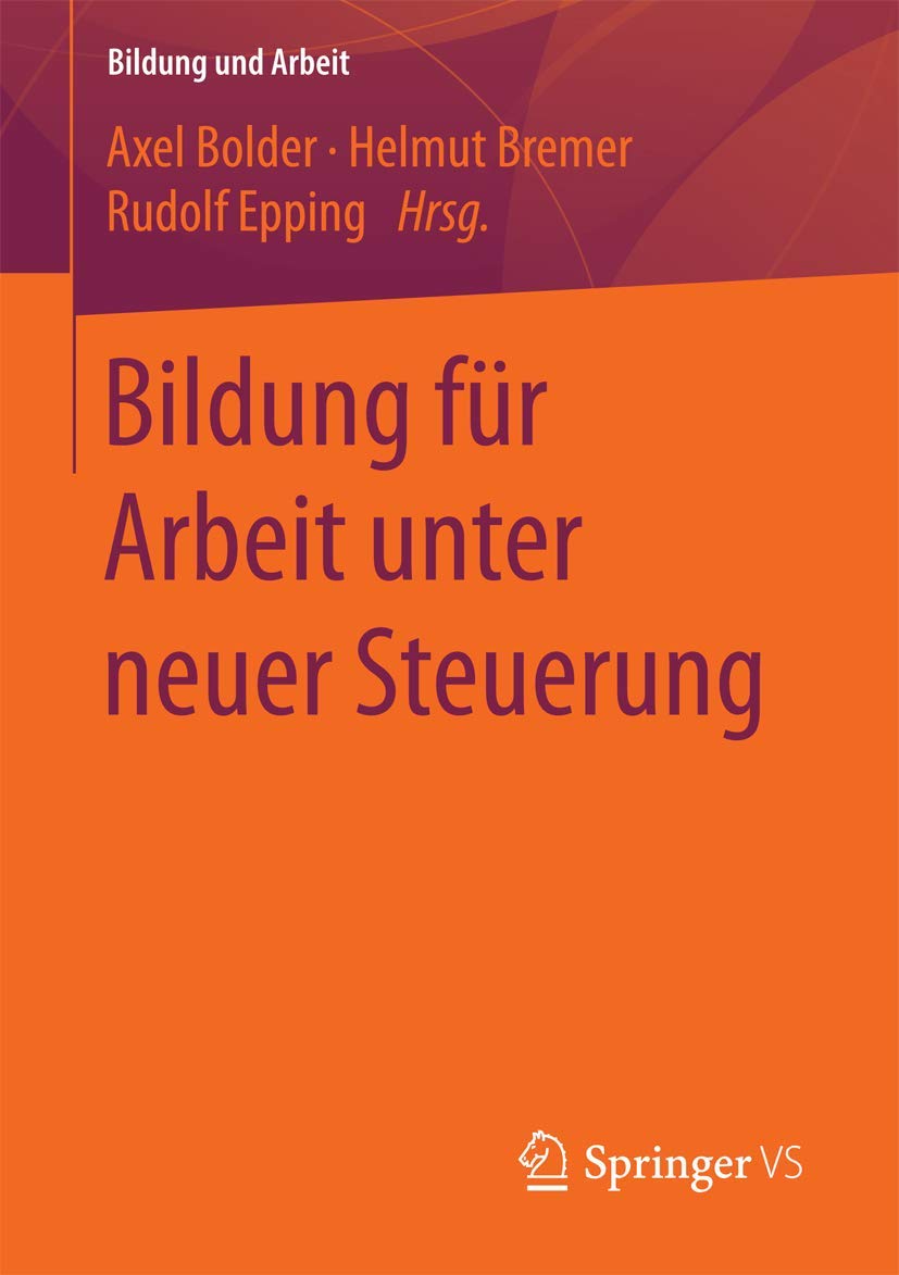 Bildung für Arbeit unter neuer Steuerung book