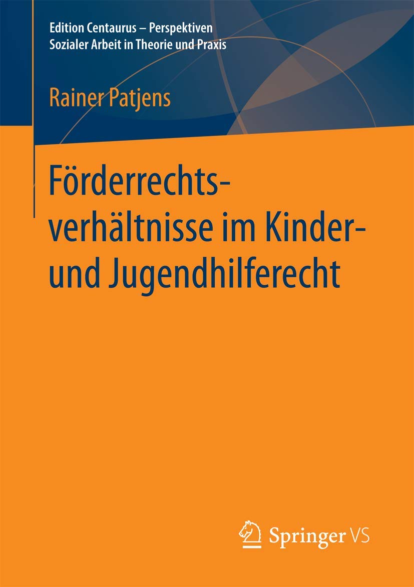 Förderrechtsverhältnisse im Kinder- und Jugendhilferecht Law