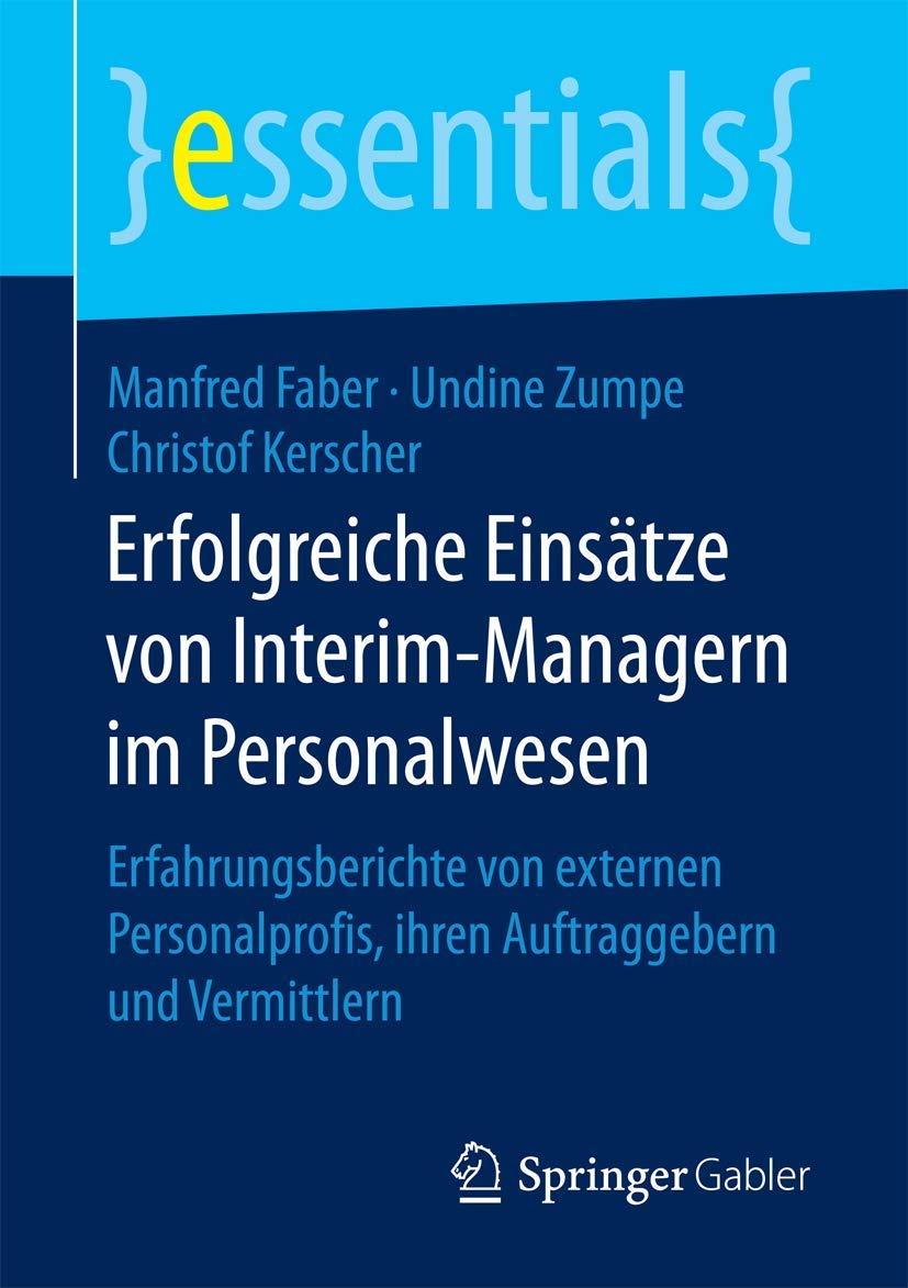 Erfolgreiche Einsätze von Interim-Managern im Personalwesen book