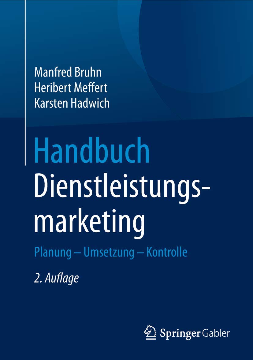 Handbuch Dienstleistungsmarketing: Planung - Umsetzung - Kontrolle Law