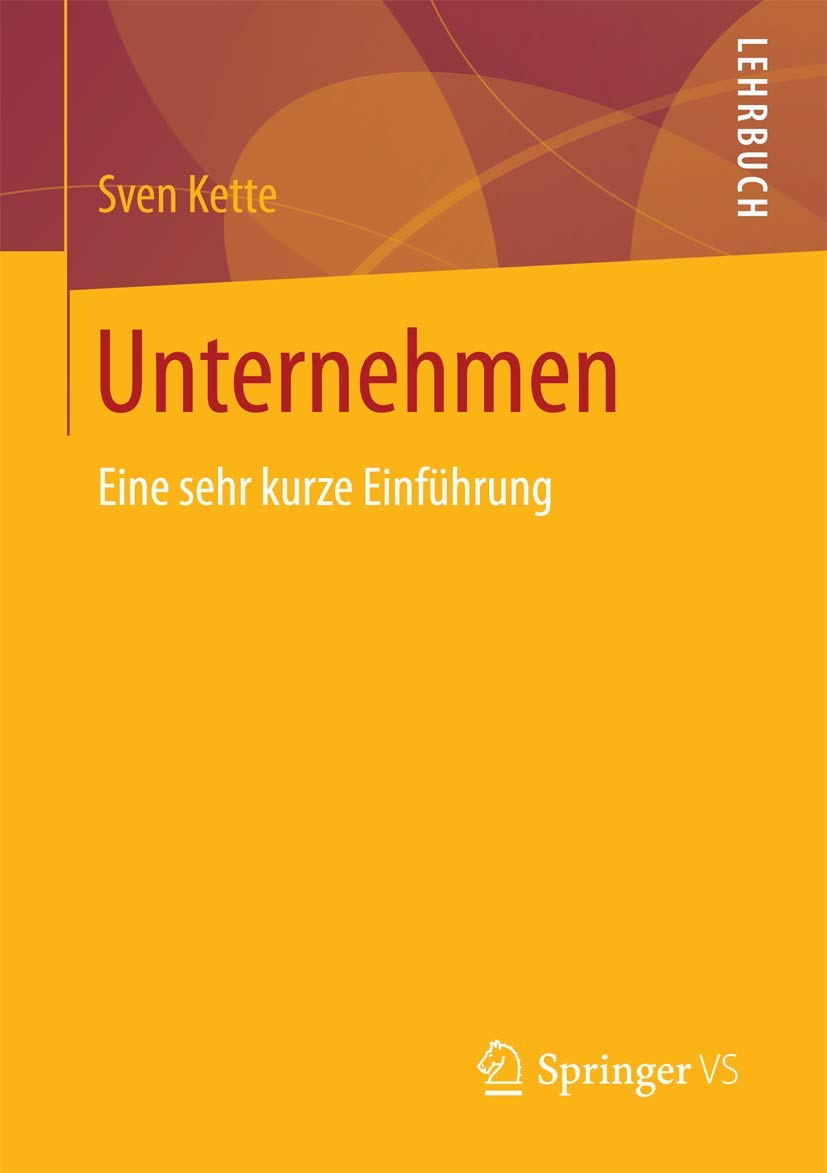 Unternehmen: Eine sehr kurze Einführung Law