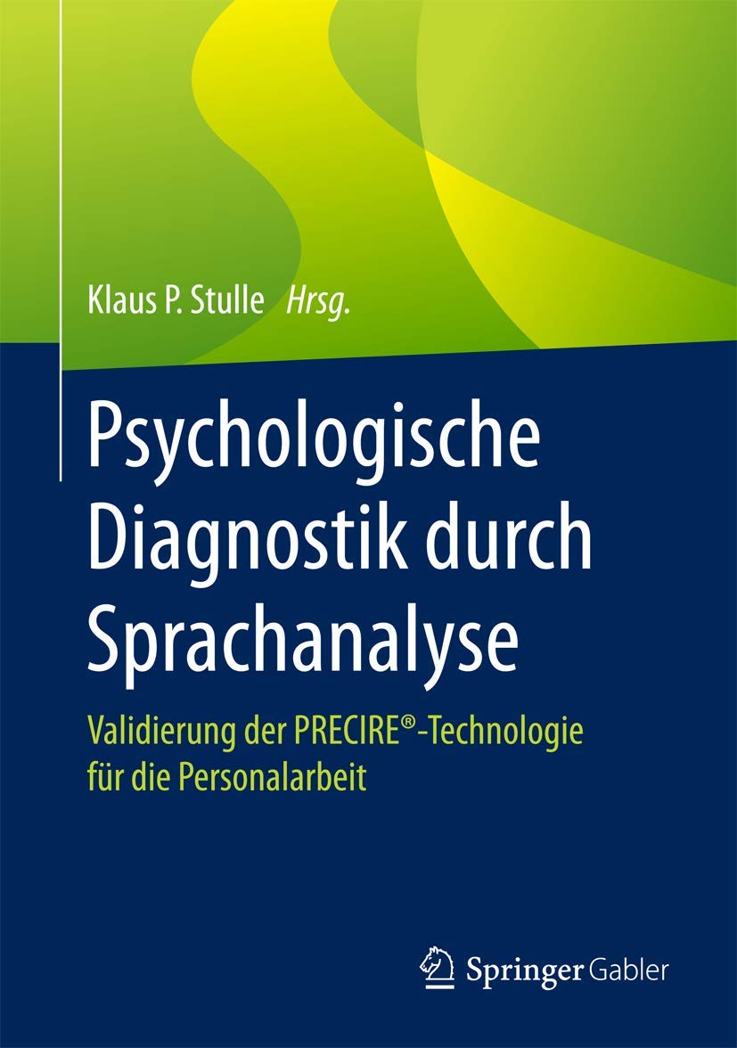 Psychologische Diagnostik durch Sprachanalyse book