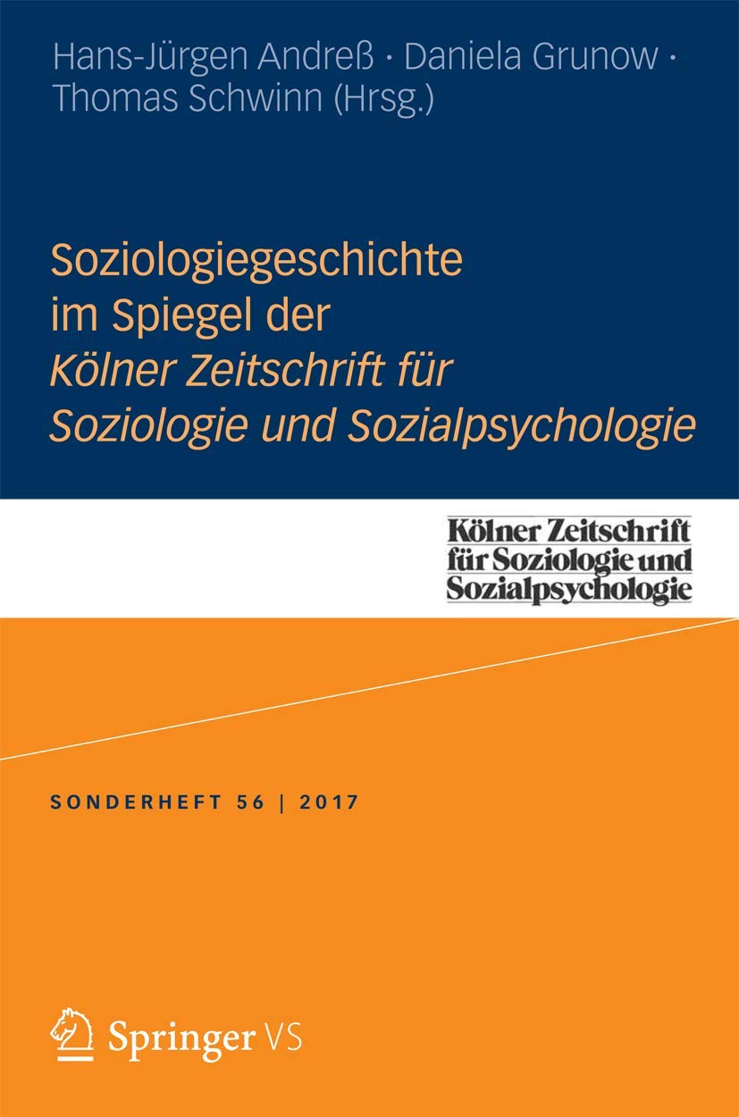 Soziologiegeschichte im Spiegel der Kölner Zeitschrift für Soziologie und Sozialpsychologie Law