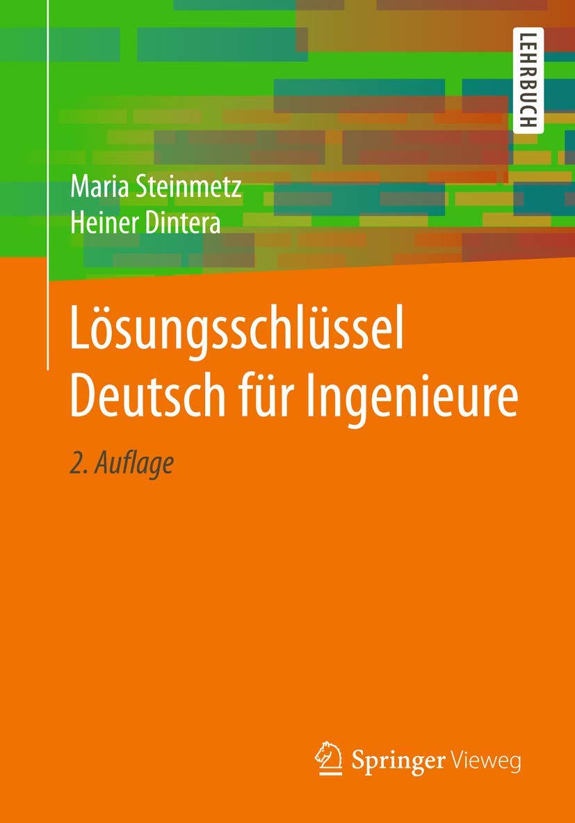 Lösungsschlüssel Deutsch für Ingenieure Law
