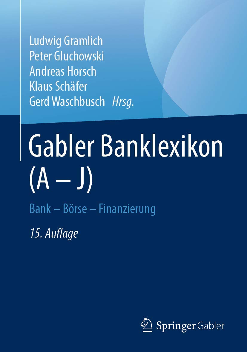 Gabler Banklexikon (A - J) Law