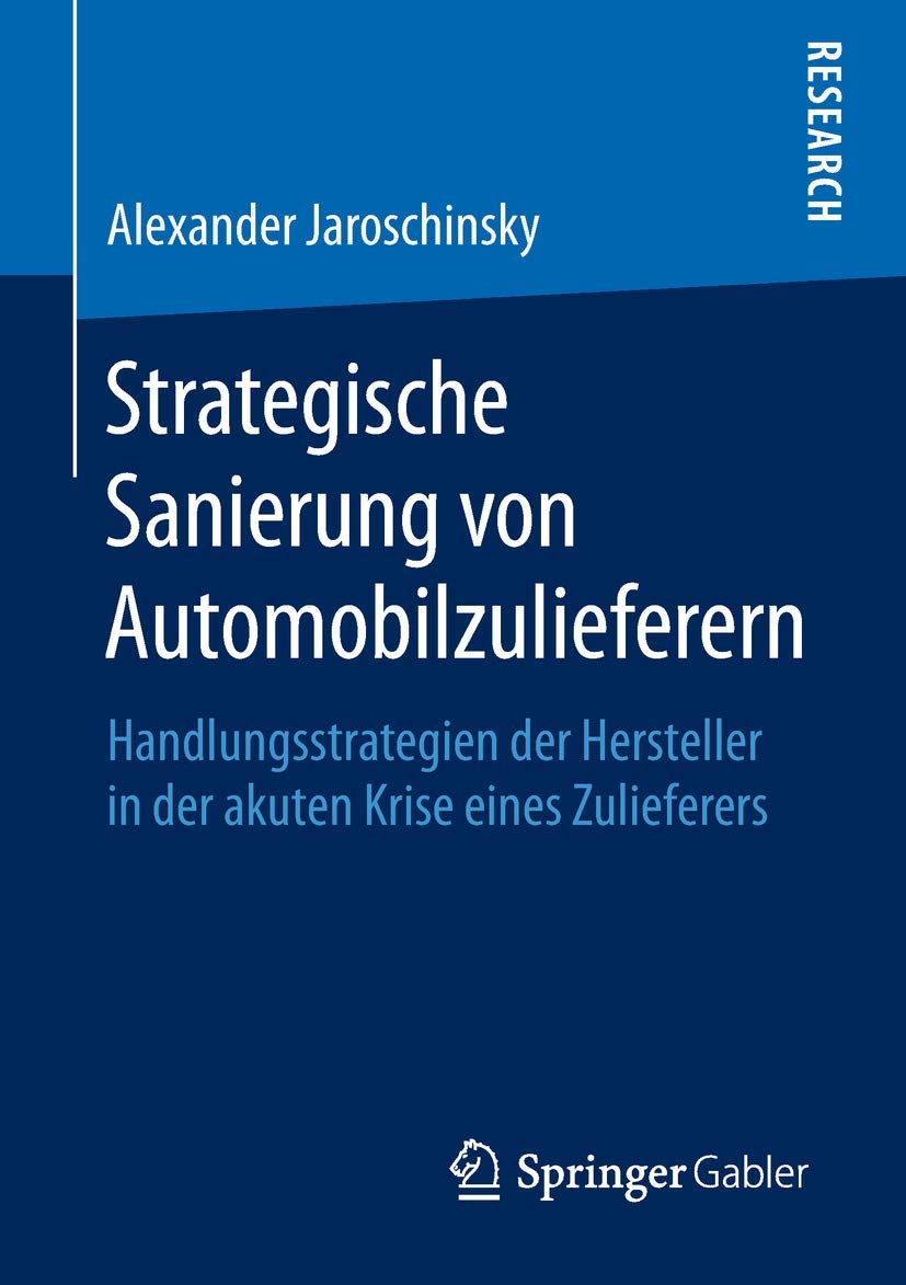 Strategische Sanierung von Automobilzulieferern Law