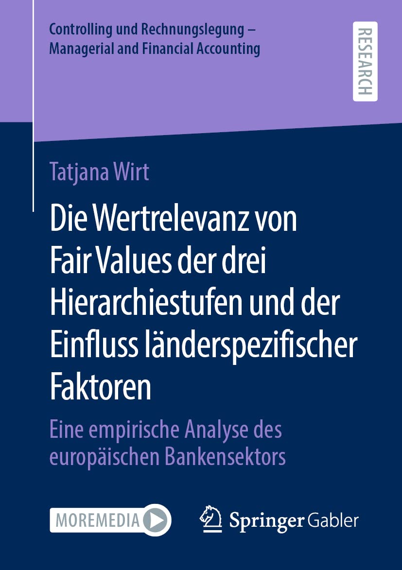 Die Wertrelevanz von Fair Values der drei Hierarchiestufen und der Einfluss länderspezifischer Faktoren Law