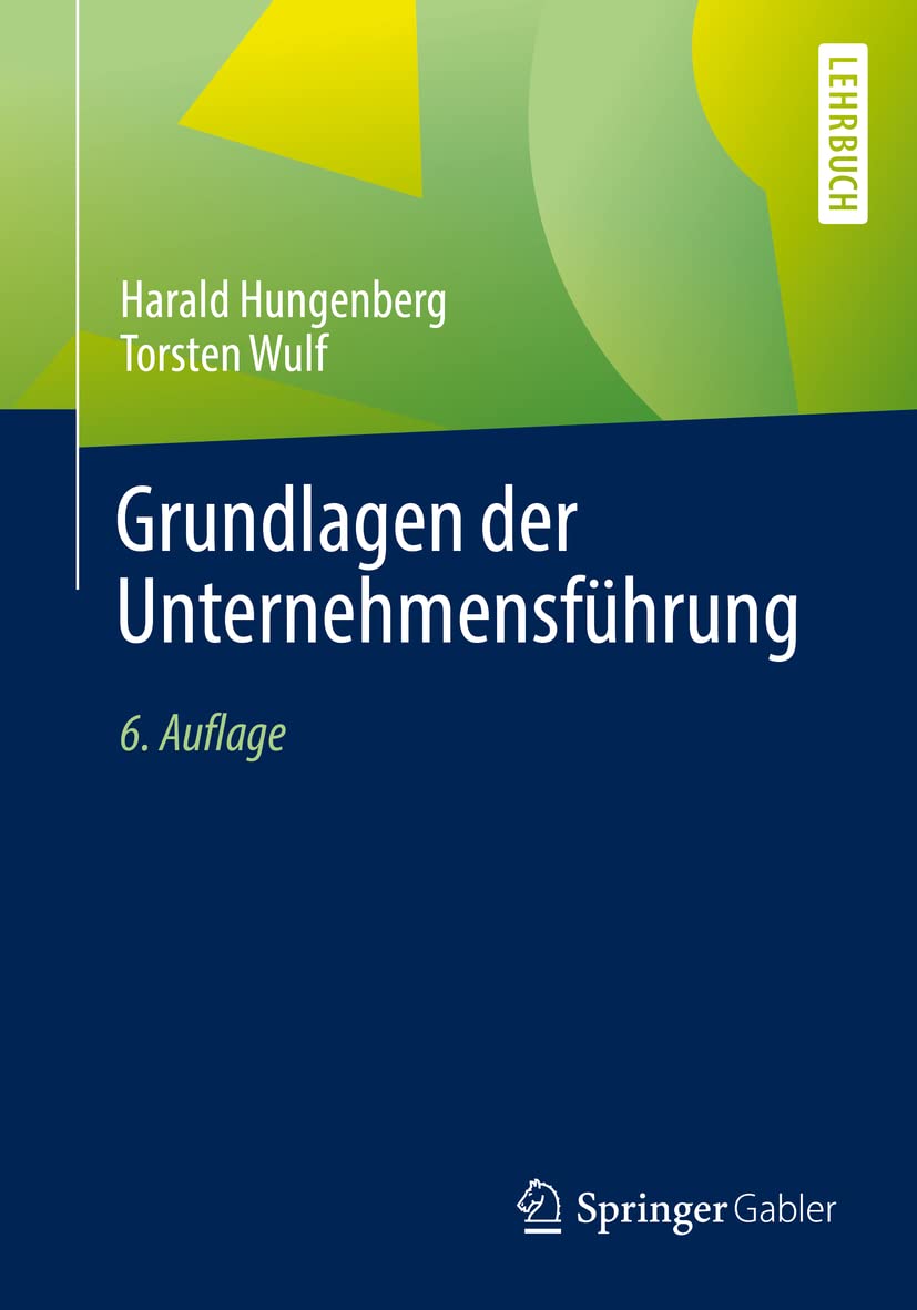 Grundlagen der Unternehmensführung Law