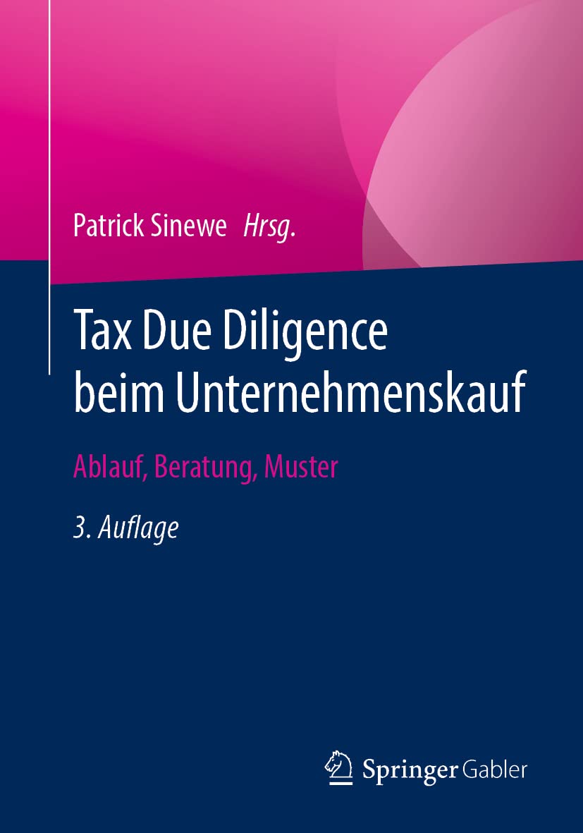Tax Due Diligence beim Unternehmenskauf book