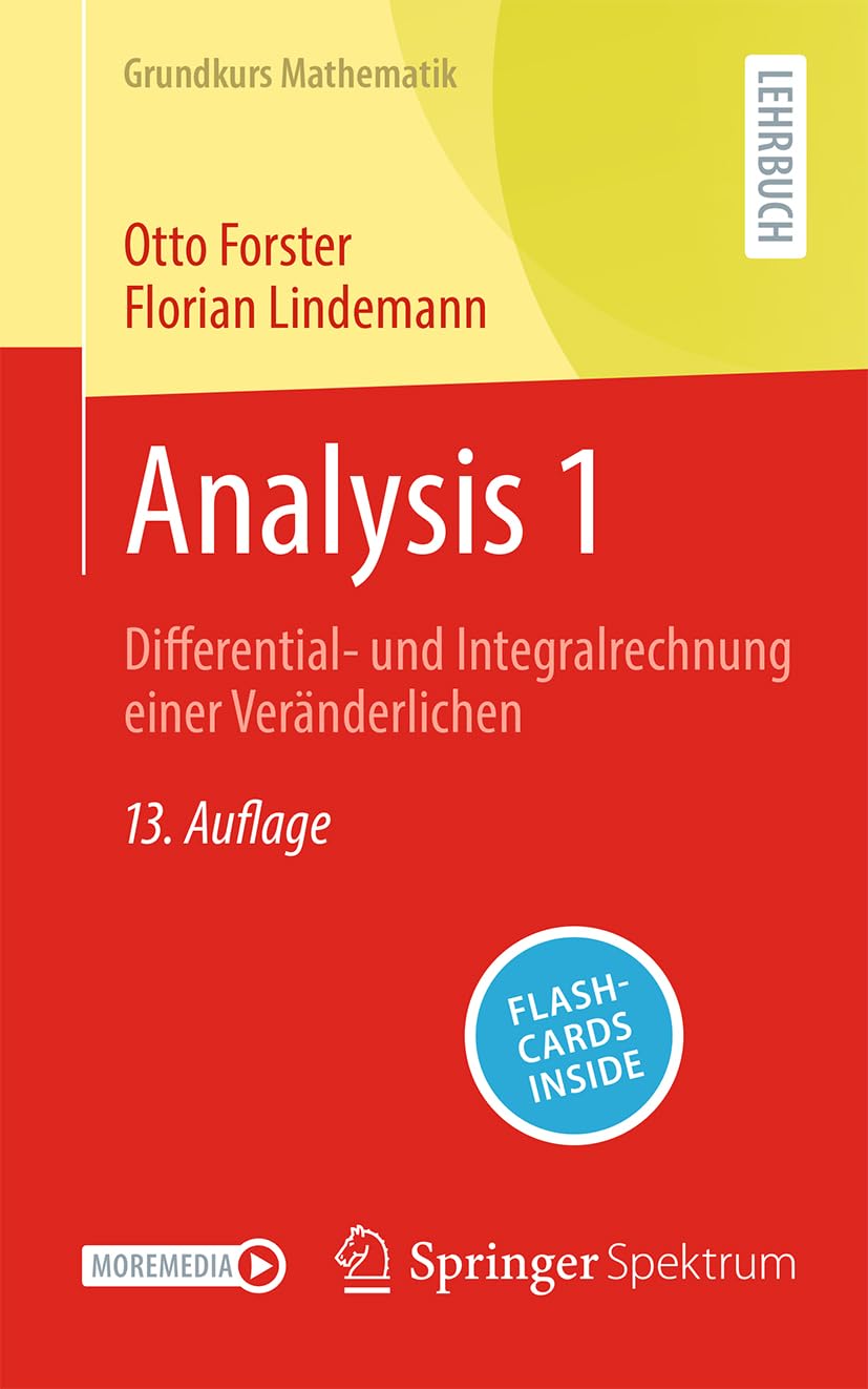 Analysis 1 Mathematics