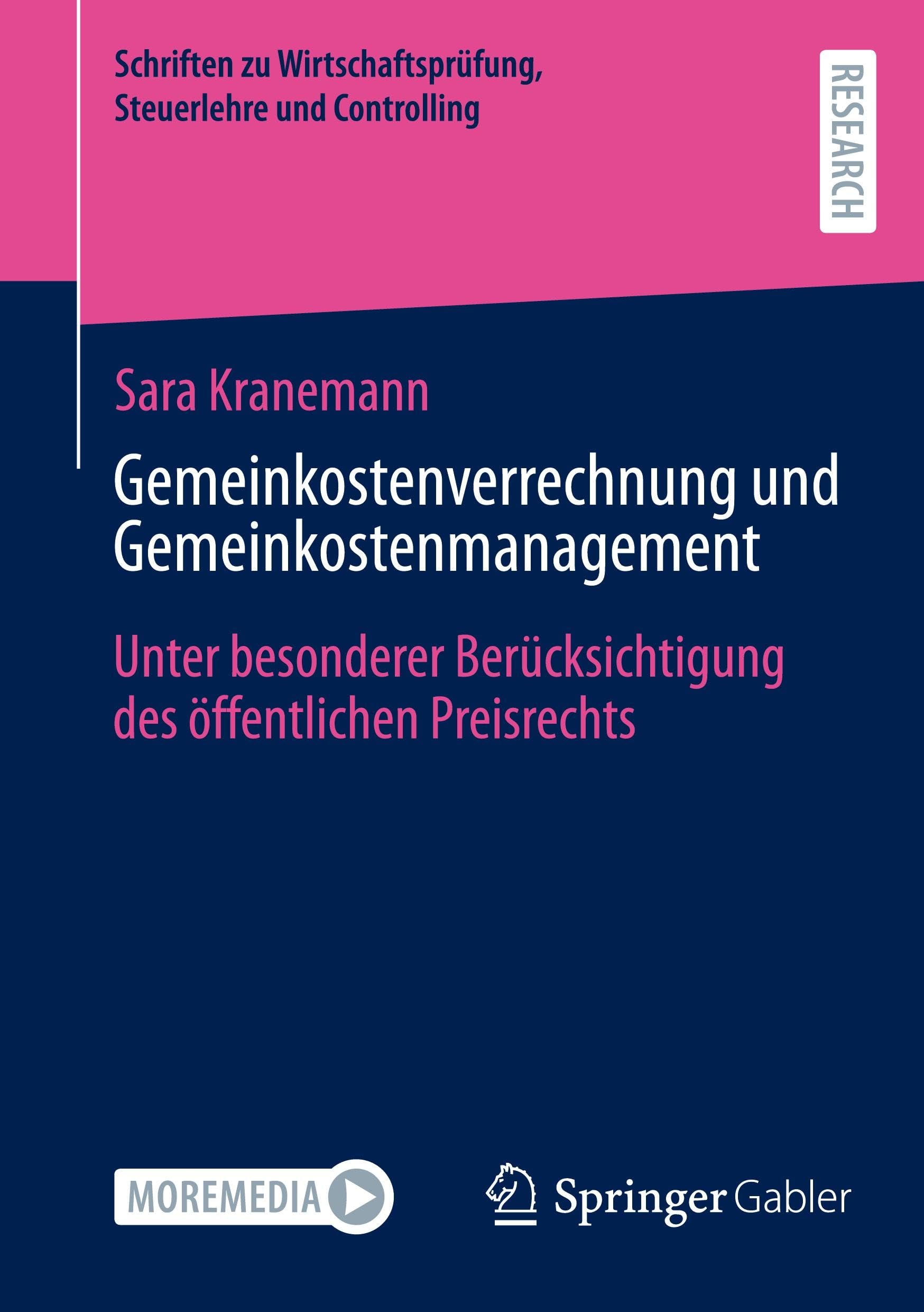 Gemeinkostenverrechnung und Gemeinkostenmanagement Law