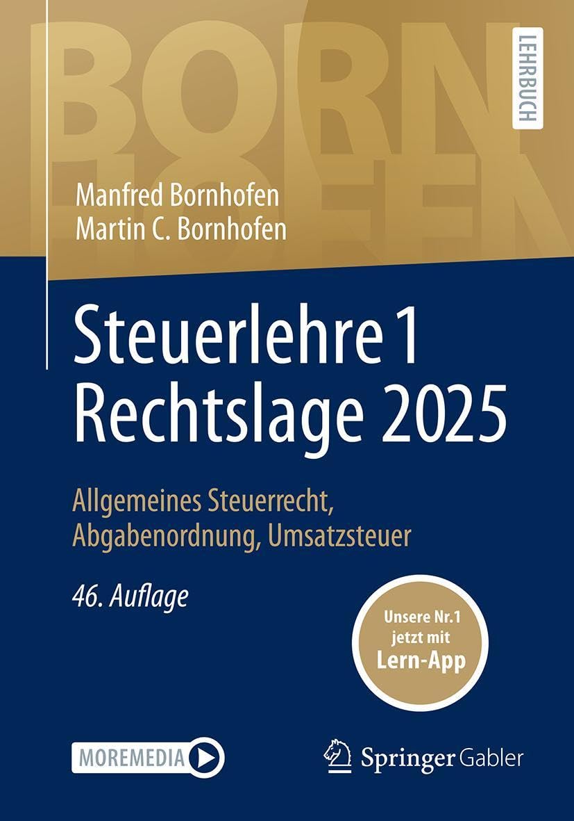 Steuerlehre 1 Rechtslage 2025 Law