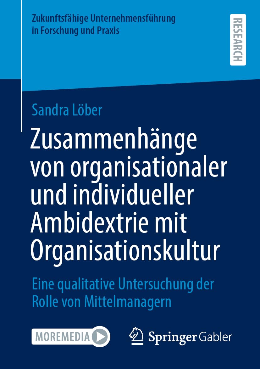 Zusammenhänge von organisationaler und individueller Ambidextrie mit Organisationskultur Law