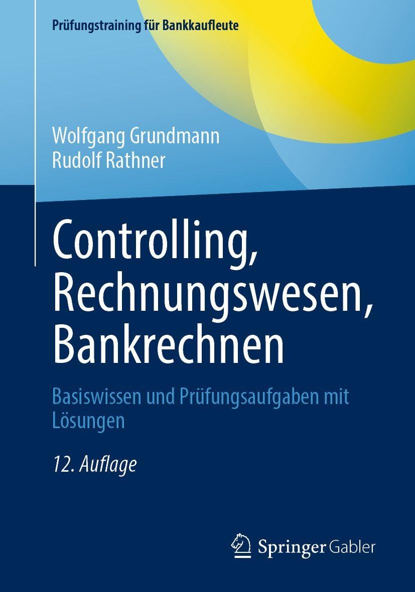 Controlling, Rechnungswesen, Bankrechnen Law