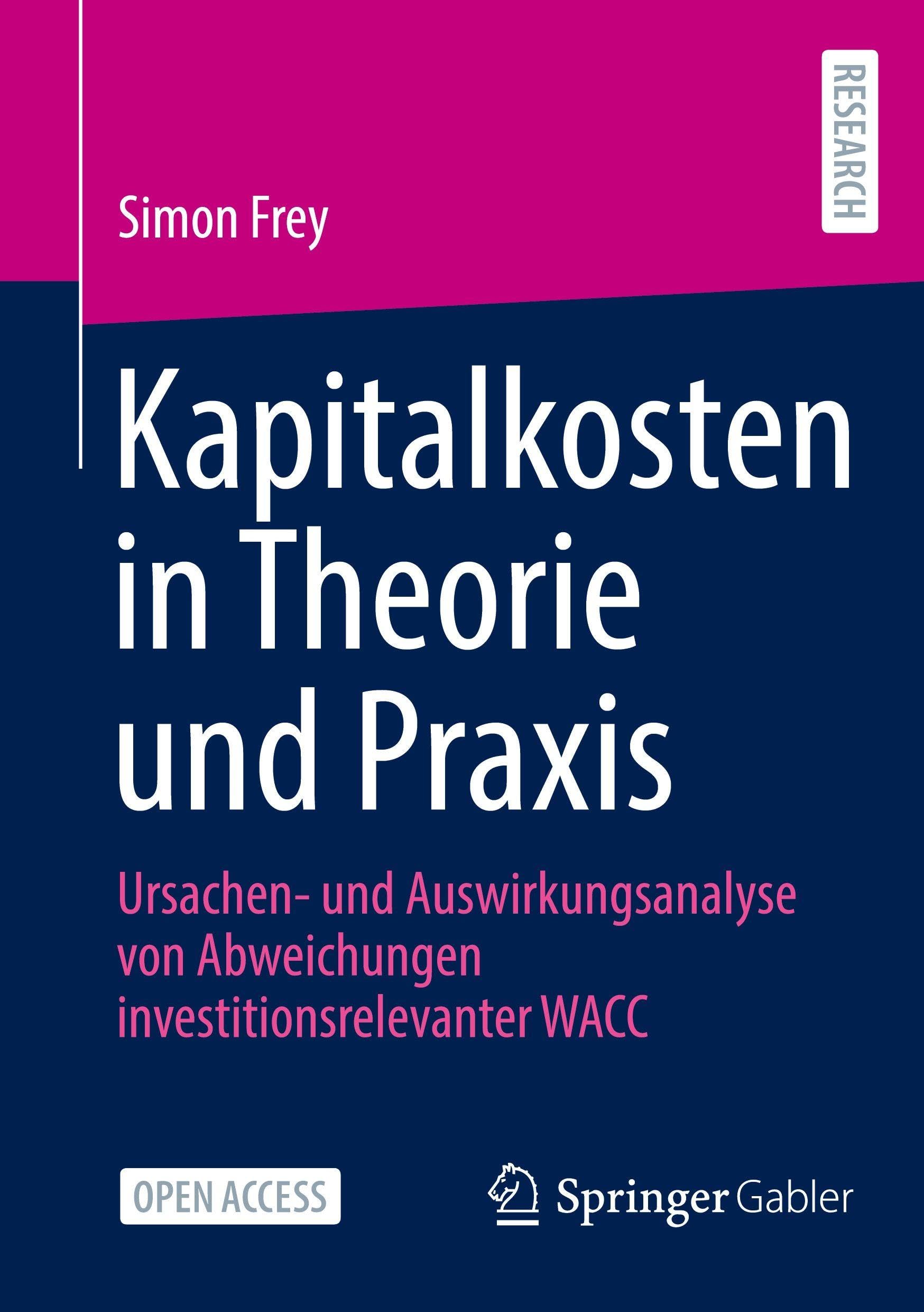 Kapitalkosten in Theorie und Praxis Law