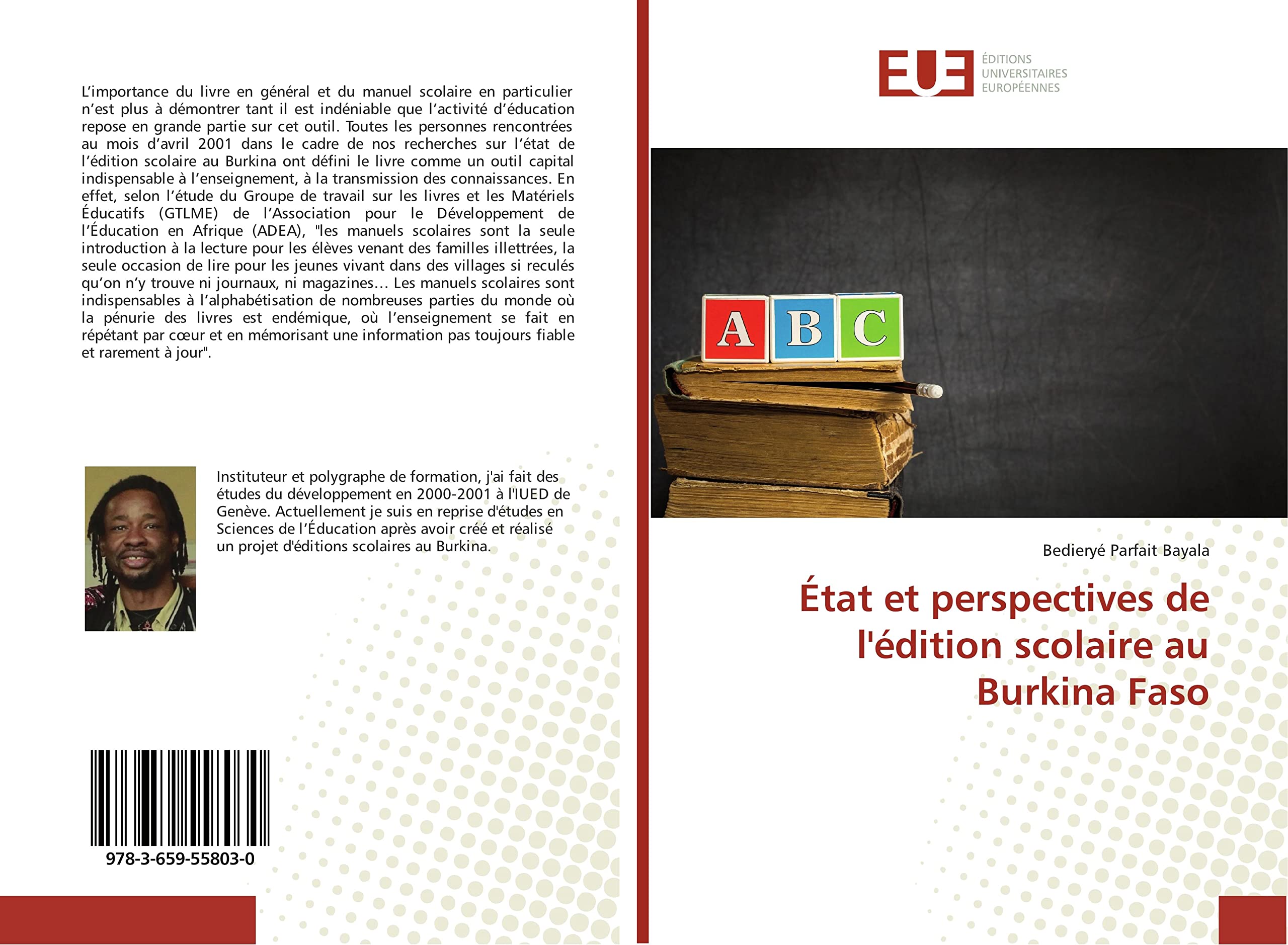 Etat et perspectives de l'edition scolaire au Burkina Faso book